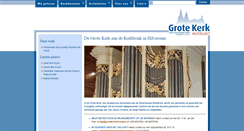 Desktop Screenshot of grotekerkhilversum.nl